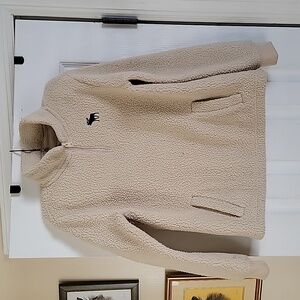 Abercrombie kids 3/4 zip sherpa fleece